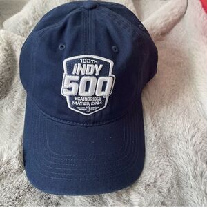 NWT NASCAR Indy 500 Navy Blue Cap/Hat